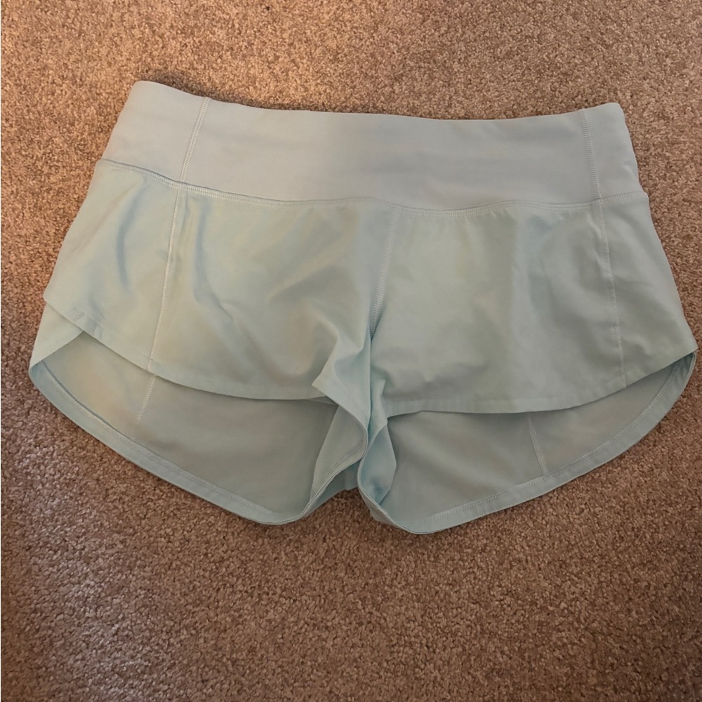 Lululemon Athletica Light Blue Athletic Shorts